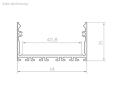 Profil LED - P23-3 Tech Light
