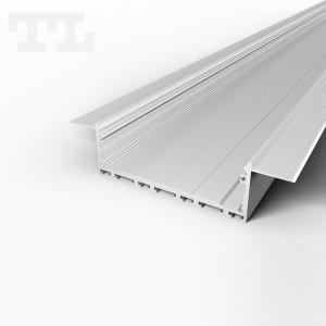 Profil led podtynkowy szeroki P27-7 srebrny 3m  