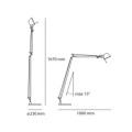 Lampa Podłogowa Tolomeo Lectura ARTEMIDE