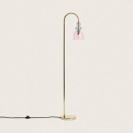 Lampa Podłogowa Metal i Szkło Baudelaire