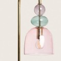 Lampa Podłogowa Metal i Szkło Baudelaire