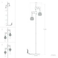 Lampa Podłogowa Monah
