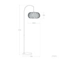 Lampa Podłogowa z Rattanu Arawa Lebrel