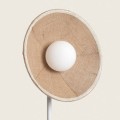 Lampa Podłogowa Raffia i Szkło Erede