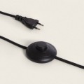 Lampa Podłogowa z Metalu i Tkaniny Duque