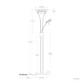 Lampa Podłogowa z Metalu i Lampką do Czytania Ethan