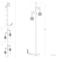 Lampa Podłogowa Monah WiFi ze Ściemniaczem