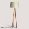 Lampa Podłogowa z Drewna Kumar ILUZZIA