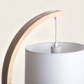 Lampa Podłogowa Haakon Drewno i Tekstylna Haakon