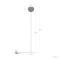 Lampa Podłogowa z Metalu i Szkła Klimt