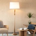 Lampa Podłogowa z Drewna Meena ILUZZIA