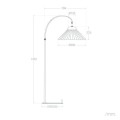 Lampa Podłogowa Zewnętrzna z Metalu i Sznura Montreal