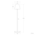 Lampa Zewnętrzna Podłogowa LED Solarna Larso