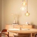 Lampa Wisząca Metal i Szkło Blas 3 Reflektory E14 wielobarwna