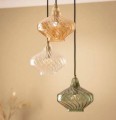 Lampa Wisząca Metal i Szkło Blas 3 Reflektory E14 wielobarwna