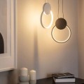 Lampa Wisząca LED 10W z Metalu Stendhal biała