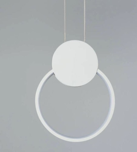 Lampa Wisząca LED 10W z Metalu Stendhal biała
