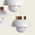 Lampa Wisząca z Metalu Tri Geri E27