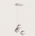 Lampa Wisząca z Metalu Tri Geri E27