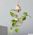Lampa Wisząca z Drewna i Szkła Kathu Bumbieris E27