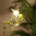 Lampa Wisząca z Drewna i Szkła Kathu Bumbieris E27