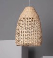 Lampa Wisząca z Rattanu Jinan E27