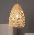 Lampa Wisząca z Rattanu Jinan E27