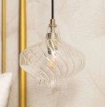 Lampa Wisząca Kryształ Blas E14 przeźroczysta