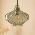 Lampa Wisząca Kryształ Blas E14 zielona