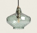 Lampa Wisząca Kryształ Blas E14 zielona