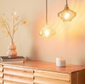 Lampa Wisząca Kryształ Blas E14 zielona