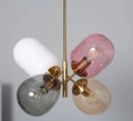 Lampa Wisząca z Metalu i Szkła Papallona E27