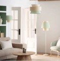 Lampa Wisząca z Tkaniny Chulu E27 zielona