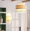 Lampa Wisząca z Tkaniny Chulu E27 zielona