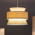 Lampa Wisząca z Tkaniny Chulu E27 zielona