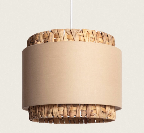 Lampa Wisząca z Włókna Naturalnego Orleans E27
