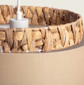 Lampa Wisząca z Włókna Naturalnego Orleans E27