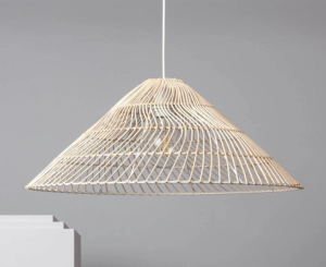 Lampa Wisząca z Rattanu Keops E27
