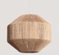 Lampa Wisząca z Juty Calliope ILUZZIA E27