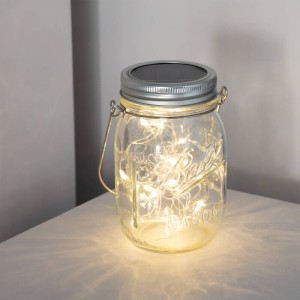 Lampa Zewnętrzna LED Słój Solarny 3000K