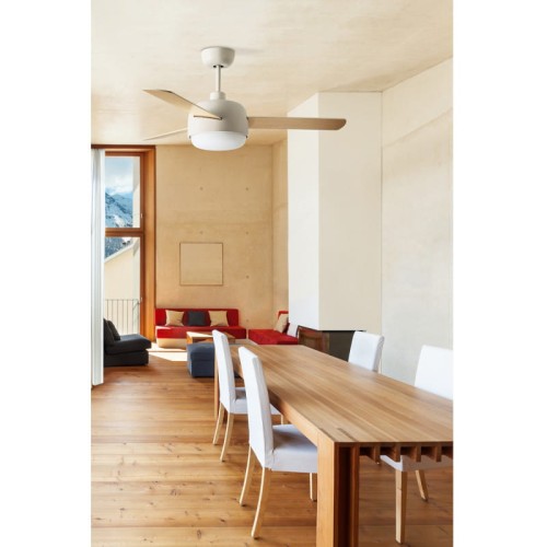 Wentylator Sufitowy Cichy LKlar Beige Odwracale Łopatki 106.6cm Silnik DC LEDS-C4