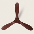 Wentylator Sufitowy Cichy Spetses Biały Drewno 132cm Silnik DC pilot