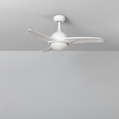 Wentylator Sufitowy LED Aran Biały 107cm Silnik DC WiFi ze światłem