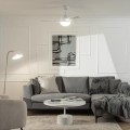 Wentylator Sufitowy LED Aran Biały 107cm Silnik DC WiFi ze światłem