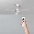 Wentylator Sufitowy Cichy Vacker 105cm Silnik DC na Zewnętrz ze światłem pilot