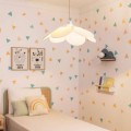 Lampa Wisząca z Tkaniny Kabuki kremowy