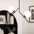Lampa Wisząca Metalowo-Szklana Balts