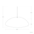 Lampa Wisząca z Metalu Anusha ILUZZIA