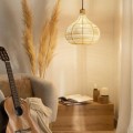 Lampa Wisząca z Rattanu Yantai