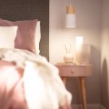 Lampa Wisząca Metalowo-drewniana Kidonge kolor biały